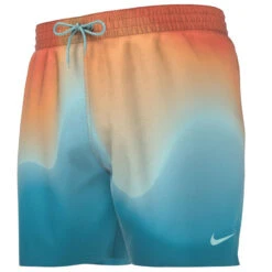 Nike - Aurora Borealis 5" Volley Short (Hyper Crimson) -Nike Swim Equipment Discount Store nike aurora borealis 5 volley short hyper crimson 7