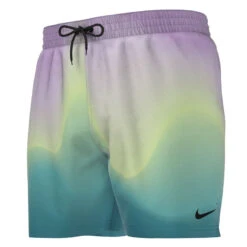Nike - Aurora Borealis 5" Volley Short (Washed Teal) -Nike Swim Equipment Discount Store nike aurora borealis 5 volley short washed teal 7