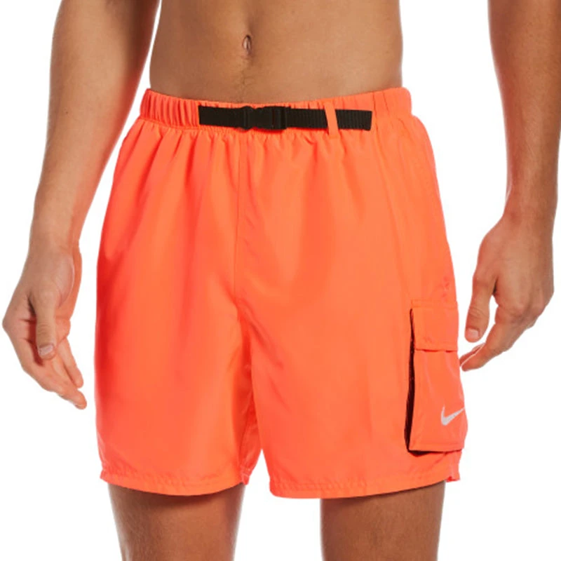 Nike - Belted Packable 5" Volley Short (Bright Mango) 1 Nike - Belted Packable 5" Volley Short (Bright Mango)