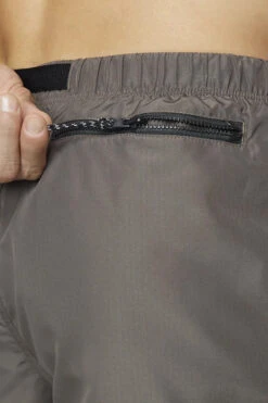 Nike - Belted Packable 5" Volley Short (Ironstone) -Nike Swim Equipment Discount Store nike belted packable 5 volley short ironstone 10