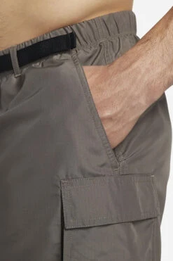 Nike - Belted Packable 5" Volley Short (Ironstone) -Nike Swim Equipment Discount Store nike belted packable 5 volley short ironstone 7