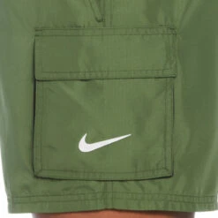 Nike - Belted Packable 5" Volley Short (Treeline) -Nike Swim Equipment Discount Store nike belted packable 5 volley short treeline 3