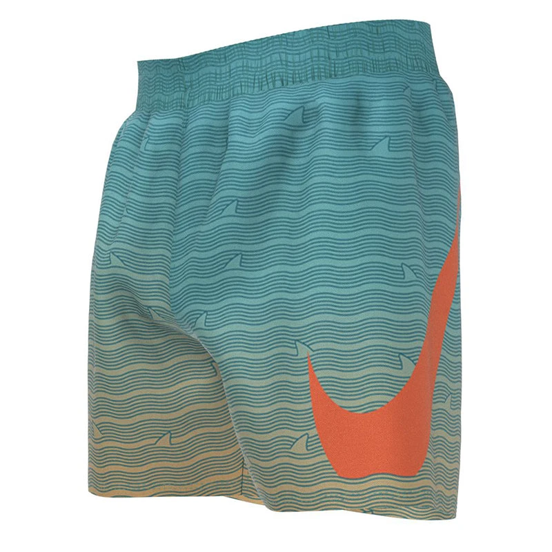 Nike - Boys Shark Stripe Breaker 4" Volley Short (Rush Orange) 1 Nike - Boys Shark Stripe Breaker 4" Volley Short (Rush Orange)