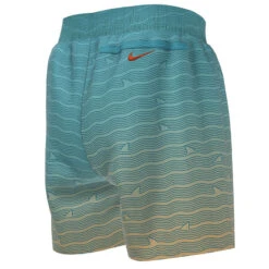Nike - Boys Shark Stripe Breaker 4" Volley Short (Rush Orange) 5 Nike - Boys Shark Stripe Breaker 4" Volley Short (Rush Orange) -Nike Swim Equipment Discount Store nike boys shark stripe breaker 4 volley short rush orange 3