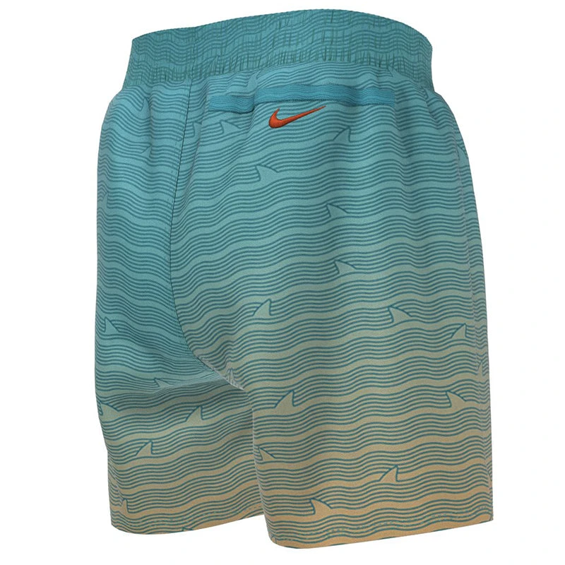 Nike - Boys Shark Stripe Breaker 4" Volley Short (Rush Orange) 3 Nike - Boys Shark Stripe Breaker 4" Volley Short (Rush Orange) - Image 3