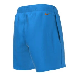 Nike - Boy's Split Logo Lap 4" Volley Short (Photo Blue) -Nike Swim Equipment Discount Store nike boys split logo lap 4 volley short photo blue 1 3
