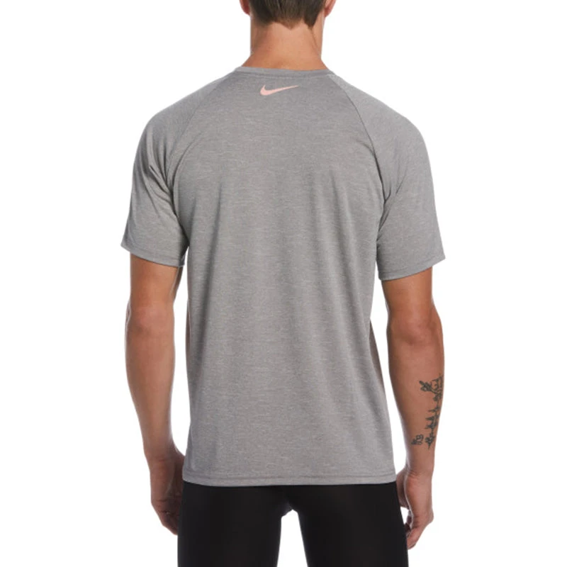 Nike - Collage Logo Short Sleeve Hydroguard (Particle Grey) 2 Nike - Collage Logo Short Sleeve Hydroguard (Particle Grey) - Image 2
