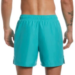 Nike - Essential Lap 5" Volley Short (Washed Teal) -Nike Swim Equipment Discount Store nike essential lap 5 volley short washed teal 3