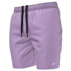 Nike - Essential Lap 7" Volley Short (Atomic Violet) -Nike Swim Equipment Discount Store nike essential lap 7 volley short atomic violet 4