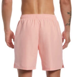 Nike - Essential Lap 7" Volley Short (Bleached Coral) -Nike Swim Equipment Discount Store nike essential lap 7 volley short bleached coral 3