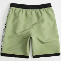 Nike - Funfetti Racer 5" Volley Short (Oil Green) -Nike Swim Equipment Discount Store nike funfetti racer 5 volley short oil green 5