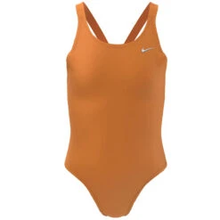 Nike - Girl's Essential Fastback One Piece (Bright Citrus) -Nike Swim Equipment Discount Store nike girls essential fastback one piece bright citrus 3