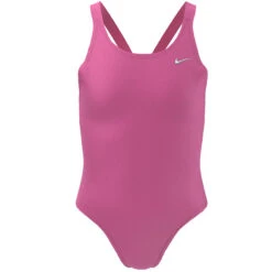 Nike - Girl's Essential Fastback One Piece (Hyper Pink) -Nike Swim Equipment Discount Store nike girls essential fastback one piece hyper pink 3
