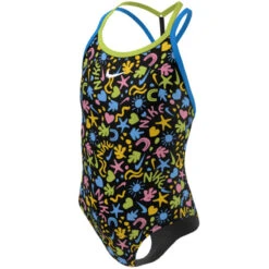 Nike - Girl's Fun Forest T-Crossback One Piece (Black)