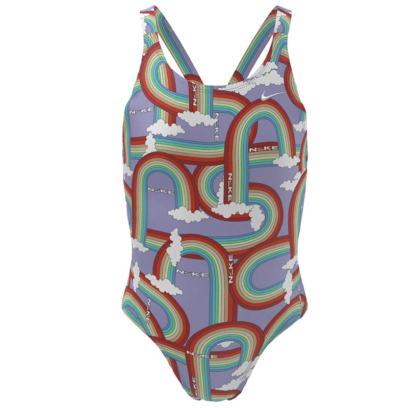 Nike - Girls Hydrastrong Multiple Prints Fastback One Piece (Multi) 3 Nike - Girls Hydrastrong Multiple Prints Fastback One Piece (Multi) - Image 3
