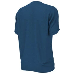 Nike - Heather Short Sleeve Hydroguard (DK Marina Blue) 7 Nike - Heather Short Sleeve Hydroguard (DK Marina Blue) -Nike Swim Equipment Discount Store nike heather short sleeve hydroguard dk marina blue 4