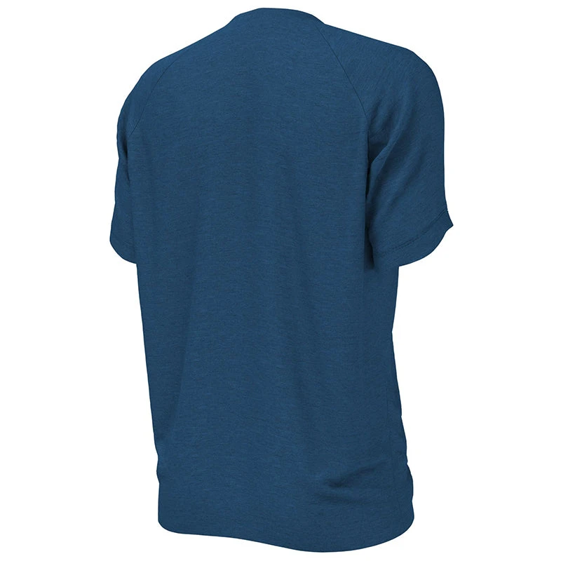 Nike - Heather Short Sleeve Hydroguard (DK Marina Blue) 4 Nike - Heather Short Sleeve Hydroguard (DK Marina Blue) - Image 4