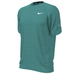 Nike - Heather Short Sleeve Hydroguard (Washed Teal) 6 Nike - Heather Short Sleeve Hydroguard (Washed Teal) -Nike Swim Equipment Discount Store nike heather short sleeve hydroguard washed teal 3