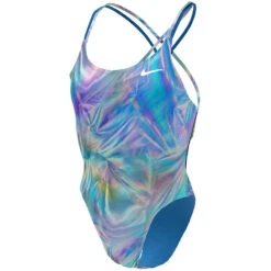 Nike - Hydrastrong Multiple Print Spiderback One Piece (Cool Multi) -Nike Swim Equipment Discount Store nike hydrastrong multiple print spiderback one piece cool multi 8
