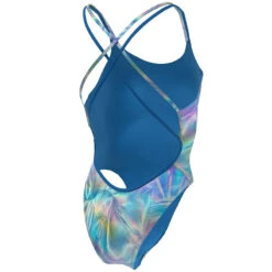 Nike - Hydrastrong Multiple Print Spiderback One Piece (Cool Multi) -Nike Swim Equipment Discount Store nike hydrastrong multiple print spiderback one piece cool multi 9