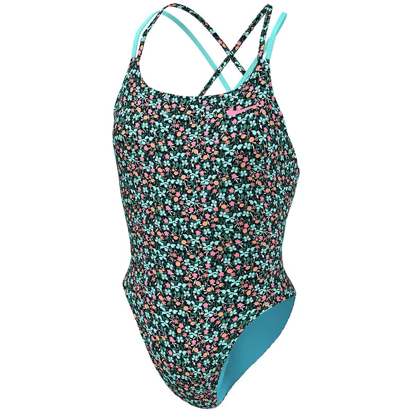 Nike - Hydrastrong Multiple Print Spiderback One Piece (Neptune Green) 1 Nike - Hydrastrong Multiple Print Spiderback One Piece (Neptune Green)