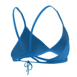 Nike - Hydrastrong Solid Tie Back Bikini Top (Photo Blue) -Nike Swim Equipment Discount Store nike hydrastrong solid tie back bikini top photo blue 7