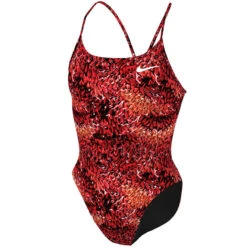 Nike - Hydrastrong Tide Cutout One Piece (University Red) -Nike Swim Equipment Discount Store nike hydrastrong tide cutout one piece university red 3