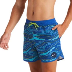 Nike Swim Equipment Discount Store 30 Nike - JDI Camo Diverge 5" Volley Short (Game Royal)