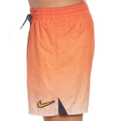 Nike - JDI Fade 5" Volley Short (Atomic Orange) -Nike Swim Equipment Discount Store nike jdi fade 5 volley short atomic orange 3