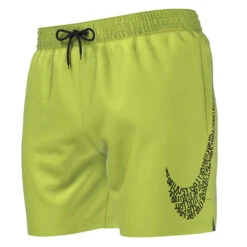 Nike - JDI Swoosh 5" Volley Short (Atomic Green) -Nike Swim Equipment Discount Store nike jdi swoosh 5 volley short atomic green 4