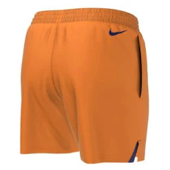Nike - JDI Swoosh 5" Volley Short (Total Orange) -Nike Swim Equipment Discount Store nike jdi swoosh 5 volley short total orange 5