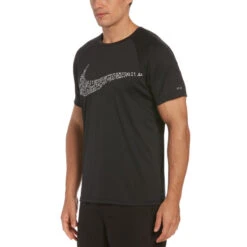 Nike Swim Equipment Discount Store 8 Nike - JDI Swoosh Short Sleeve Hydroguard (Black)
