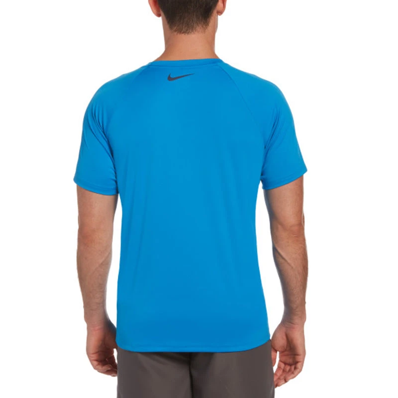 Nike - JDI Swoosh Short Sleeve Hydroguard (Photo Blue) 2 Nike - JDI Swoosh Short Sleeve Hydroguard (Photo Blue) - Image 2