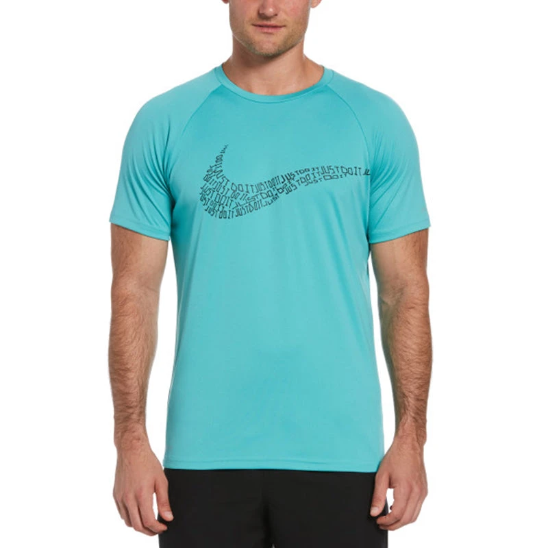 Nike - JDI Swoosh Short Sleeve Hydroguard (Washed Teal) 1 Nike - JDI Swoosh Short Sleeve Hydroguard (Washed Teal)