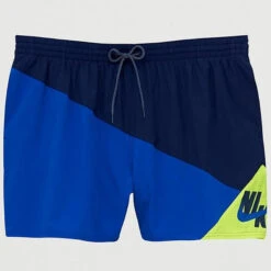 Nike - Logo Jackknife 5" Volley Short (Midnight Navy) -Nike Swim Equipment Discount Store nike logo jackknife 5 volley short midnight navy 5
