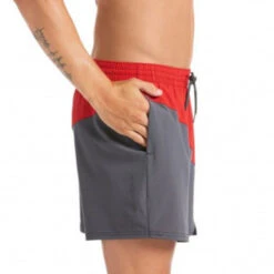 Nike - Logo Jackknife 5" Volley Short (University Red) -Nike Swim Equipment Discount Store nike logo jackknife 5 volley short university red 5