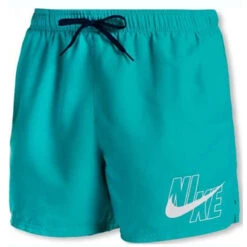 Nike - Logo Lap 5" Volley Short (Oracle Aqua) -Nike Swim Equipment Discount Store nike logo lap 5 volley short oracle aqua 3