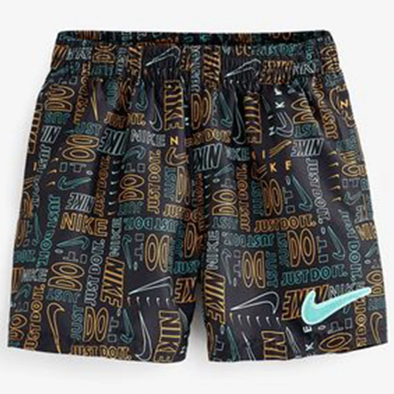 Nike - Logo Mash-Up Breaker 4" Volley Short (Black) 4 Nike - Logo Mash-Up Breaker 4" Volley Short (Black) - Image 4