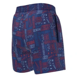 Nike - Logo Mash-Up Breaker 4" Volley Short (Midnight Navy) - Boys 6 Nike - Logo Mash-Up Breaker 4" Volley Short (Midnight Navy) - Boys -Nike Swim Equipment Discount Store nike logo mash up breaker 4 volley short midnight navy 3