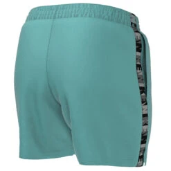 Nike - Logo Tape 5" Volley Short (Washed Teal) -Nike Swim Equipment Discount Store nike logo tape 5 volley short washed teal 5