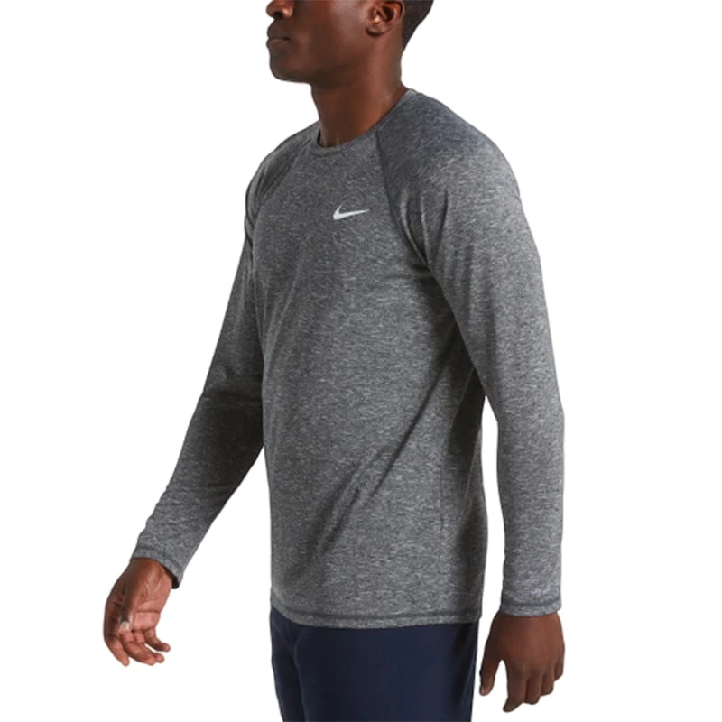 Nike - Long Sleeve Hydroguard T-Shirt (Black) 2 Nike - Long Sleeve Hydroguard T-Shirt (Black) - Image 2
