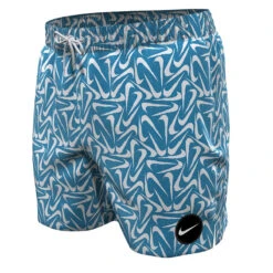 Nike - Marker Swoosh Lap 5' Volley Short (Laser Blue) 7 Nike - Marker Swoosh Lap 5' Volley Short (Laser Blue) -Nike Swim Equipment Discount Store nike marker swoosh lap 5 volley short laser blue 3