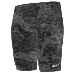 Nike - Men's Hydrastrong Multi Print Jammer (Iron Grey) -Nike Swim Equipment Discount Store nike mens hydrastrong multi print jammer iron grey 6
