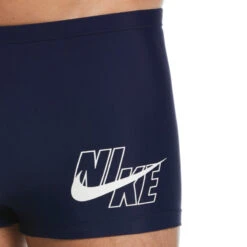 Nike - Men's Logo Square Leg ( Midnight Navy) 11 Nike - Men's Logo Square Leg ( Midnight Navy) -Nike Swim Equipment Discount Store nike mens logo square leg midnight navy 4
