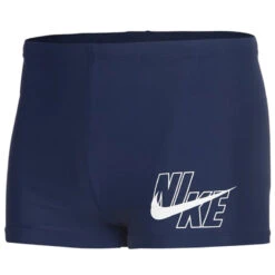 Nike - Men's Logo Square Leg ( Midnight Navy) 14 Nike - Men's Logo Square Leg ( Midnight Navy) -Nike Swim Equipment Discount Store nike mens logo square leg midnight navy 7
