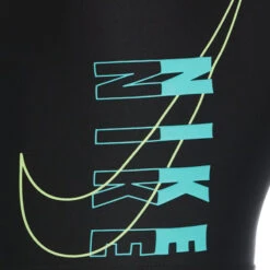 Nike - Men's Reflect Logo Square Leg (Black) -Nike Swim Equipment Discount Store nike mens reflect logo square leg black 3