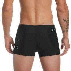 Nike - Men's Split Logo Square Leg (Black) 6 Nike - Men's Split Logo Square Leg (Black) -Nike Swim Equipment Discount Store nike mens split logo square leg black 3