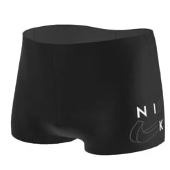 Nike - Men's Split Logo Square Leg (Black) 7 Nike - Men's Split Logo Square Leg (Black) -Nike Swim Equipment Discount Store nike mens split logo square leg black 4