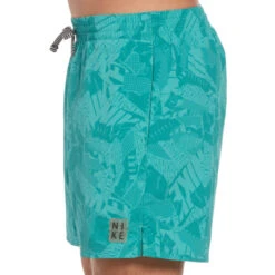 Nike - Men's Swim Collage Icon 5" Volley Short (Washed Teal) -Nike Swim Equipment Discount Store nike mens swim collage icon 5 volley short washed teal 3