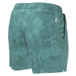 Nike - Men's Swim Collage Icon 5" Volley Short (Washed Teal) -Nike Swim Equipment Discount Store nike mens swim collage icon 5 volley short washed teal 7